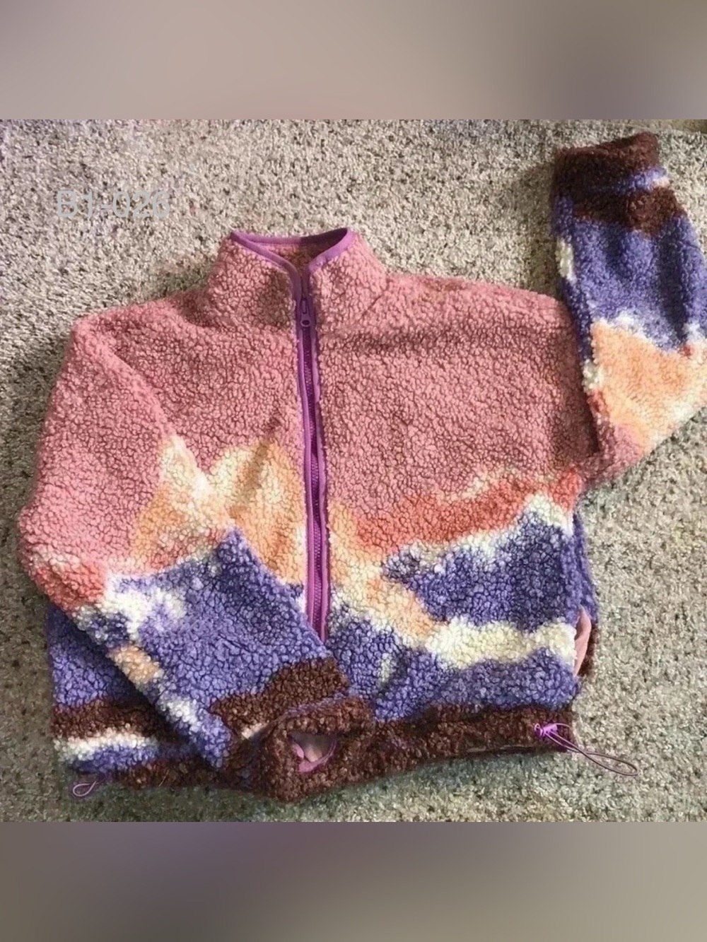 Wild Fable UNISEX Pink and Purple Sherpa Jacket SM